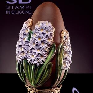 Hyacinth Chocolate Big Easter Egg  LINEAGUSCIO mold
