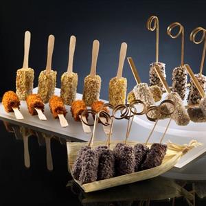 Curl Bamboo Skewers for decoStick molds