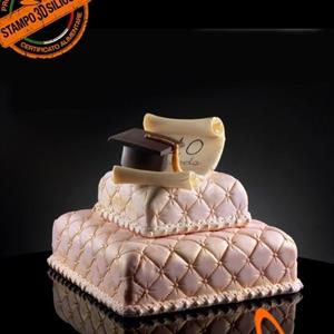 Quilted Duvet Cake Decor - Small size mold