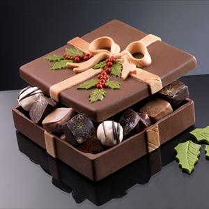 Square Box Christmas chocolate mold