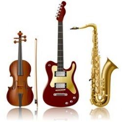 Musical instruments silicone cake molds
